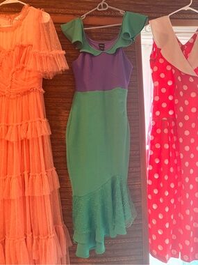 Disney Purple and Teal Mermaid-Inspired Dress